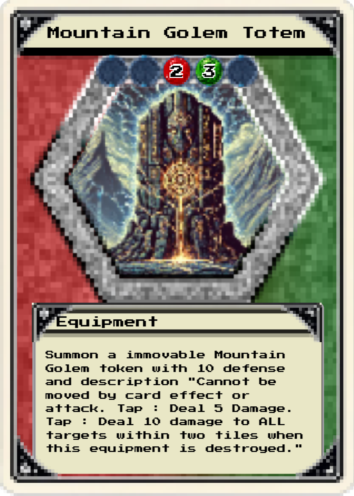 Mountain Golem Totem